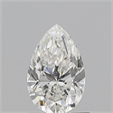 Natural Diamond 0.70 Carats, Pear with  Cut, G Color, VVS2 Clarity and Certified by GIA