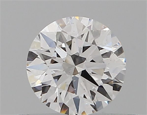 Picture of Natural Diamond 0.41 Carats, Round with Excellent Cut, D Color, SI1 Clarity and Certified by GIA