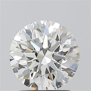 Foto Diamante Natural 1.51 quilates, Redondo , Color H, claridad SI1 y certificado GIA de