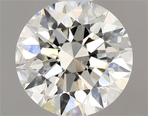 Picture of Natural Diamond 1.00 Carats, Round with Excellent Cut, I Color, SI2 Clarity and Certified by GIA