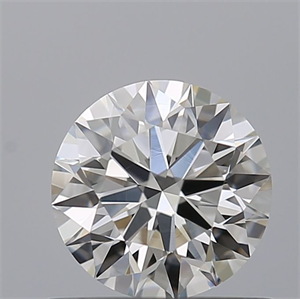 Picture of Natural Diamond 0.72 Carats, Round with Excellent Cut, G Color, VVS2 Clarity and Certified by GIA