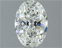 Natural Diamond 1.31 Carats, Oval with  Cut, H Color, VS1 Clarity and Certified by IGI