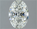 Natural Diamond 1.31 Carats, Oval with  Cut, H Color, VS1 Clarity and Certified by IGI