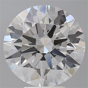 Picture of Lab Grown Diamond 6.03 Carats, Round with Ideal Cut, E Color, VS1 Clarity and Certified by IGI