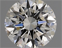 Natural Diamond 0.41 Carats, Round with Excellent Cut, I Color, VVS2 Clarity and Certified by GIA