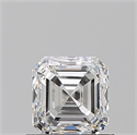 Diamante Natural 0.90 quilates, Asscher , Color G, claridad VS2 y certificado GIA