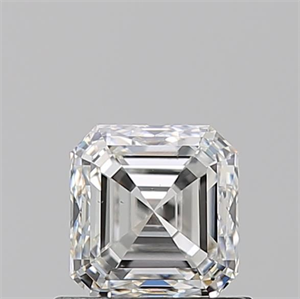 Foto Diamante Natural 0.90 quilates, Asscher , Color G, claridad VS2 y certificado GIA de