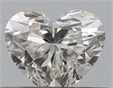 Natural Diamond 0.41 Carats, Heart with  Cut, H Color, SI1 Clarity and Certified by GIA