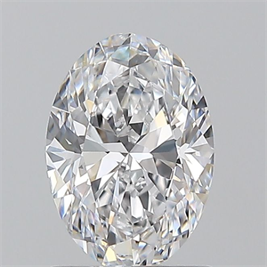 Picture of Natural Diamond 1.01 Carats, Oval with  Cut, D Color, VVS1 Clarity and Certified by GIA