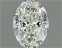 Natural Diamond 0.70 Carats, Oval with  Cut, I Color, IF Clarity and Certified by IGI