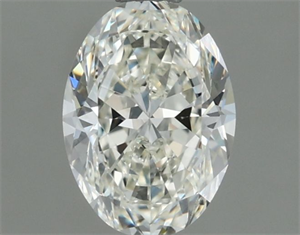 Picture of Natural Diamond 0.70 Carats, Oval with  Cut, I Color, IF Clarity and Certified by IGI
