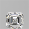 Diamante Natural 1.50 quilates, Asscher , Color H, claridad VS2 y certificado GIA