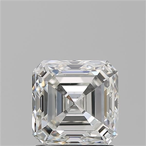 Picture of Natural Diamond 1.50 Carats, Asscher with  Cut, H Color, VS2 Clarity and Certified by GIA