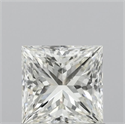 Natural Diamond 1.01 Carats, Princess with  Cut, I Color, VS2 Clarity and Certified by IGI