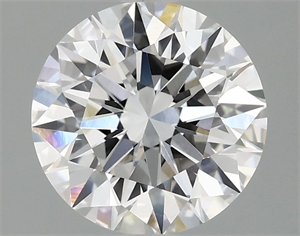 Picture of Lab Grown Diamond 2.10 Carats, Round with Ideal Cut, D Color, VVS2 Clarity and Certified by IGI