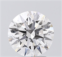 Del inventario de diamantes de laboratorio, 2.57 quilates, Redondo , Color F, claridad VVS2 y certificado IGI