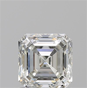 Picture of Natural Diamond 1.20 Carats, Asscher with  Cut, I Color, VVS2 Clarity and Certified by GIA