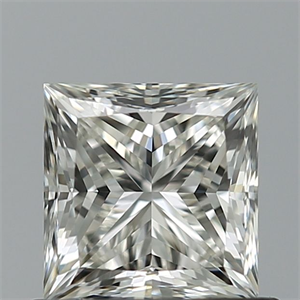 Picture of Natural Diamond 0.90 Carats, Princess with  Cut, H Color, VVS1 Clarity and Certified by IGI