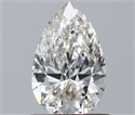 Diamante Natural 0.70 quilates, De pera , Color G, claridad VVS2 y certificado IGI