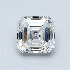 Foto Diamante Natural 1.02 quilates, Asscher , Color I, claridad VS2 y certificado GIA de