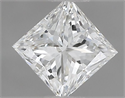 Natural Diamond 0.56 Carats, Princess with  Cut, G Color, VVS1 Clarity and Certified by GIA