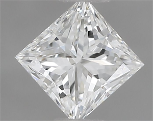 Picture of Natural Diamond 0.56 Carats, Princess with  Cut, G Color, VVS1 Clarity and Certified by GIA
