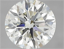 Natural Diamond 1.23 Carats, Round with Excellent Cut, K Color, VS1 Clarity and Certified by IGI