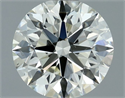 Natural Diamond 1.00 Carats, Round with Excellent Cut, J Color, VS1 Clarity and Certified by IGI