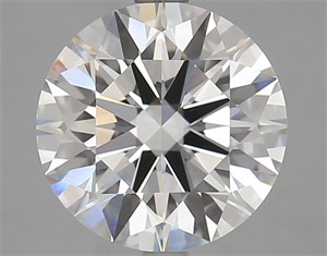 Picture of Lab Grown Diamond 3.59 Carats, Round with Excellent Cut, D Color, VVS1 Clarity and Certified by GIA