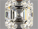 Natural Diamond 3.01 Carats, Asscher with  Cut, I Color, VVS2 Clarity and Certified by GIA