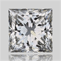 Diamante Natural 0.40 quilates, Princesa , Color H, claridad VS2 y certificado GIA