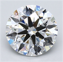 Diamante Natural 3.50 quilates, Redondo , Color G, claridad VS2 y certificado GIA