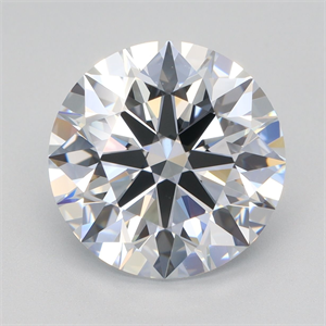 Picture of Lab Grown Diamond 3.72 Carats, Round with Ideal Cut, F Color, VVS2 Clarity and Certified by IGI