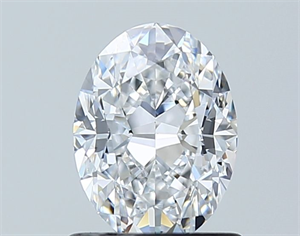 Foto Diamante Natural 1.00 quilates, Ovalado , Color D, claridad VS2 y certificado GIA de