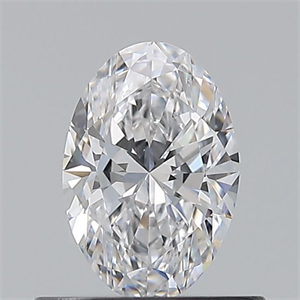 Picture of Natural Diamond 0.50 Carats, Oval with  Cut, D Color, VS1 Clarity and Certified by GIA