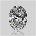 Natural Diamond 0.49 Carats, Oval with  Cut, F Color, VS2 Clarity and Certified by GIA