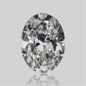 Picture of Natural Diamond 0.49 Carats, Oval with  Cut, F Color, VS2 Clarity and Certified by GIA