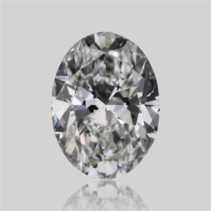 Picture of Natural Diamond 0.49 Carats, Oval with  Cut, F Color, VS2 Clarity and Certified by GIA