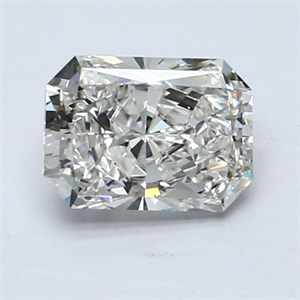 Picture of Natural Diamond 1.20 Carats, Radiant with  Cut, H Color, VS2 Clarity and Certified by GIA