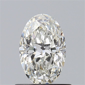 Picture of Natural Diamond 0.59 Carats, Oval with  Cut, H Color, VS1 Clarity and Certified by GIA