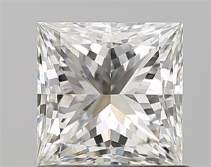 Picture of Natural Diamond 1.05 Carats, Princess with  Cut, I Color, VS1 Clarity and Certified by GIA