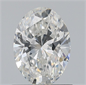 Natural Diamond 0.81 Carats, Oval with  Cut, F Color, VS1 Clarity and Certified by GIA