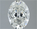 Natural Diamond 1.80 Carats, Oval with  Cut, I Color, SI2 Clarity and Certified by GIA