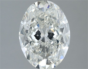 Picture of Natural Diamond 1.80 Carats, Oval with  Cut, I Color, SI2 Clarity and Certified by GIA