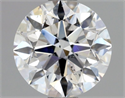 Natural Diamond 1.00 Carats, Round with Excellent Cut, D Color, SI2 Clarity and Certified by GIA