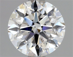 Picture of Natural Diamond 1.00 Carats, Round with Excellent Cut, D Color, SI2 Clarity and Certified by GIA