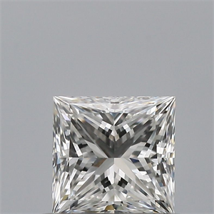 Foto Diamante Natural 0.51 quilates, Princesa , Color F, claridad VVS2 y certificado GIA de