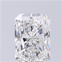 Diamante Natural 2.00 quilates, Radiante , Color F, claridad SI1 y certificado GIA
