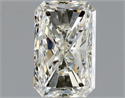 Natural Diamond 1.01 Carats, Radiant with  Cut, K Color, SI1 Clarity and Certified by GIA