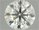 Natural Diamond 0.70 Carats, Round with Very Good Cut, K Color, VVS2 Clarity and Certified by IGI
